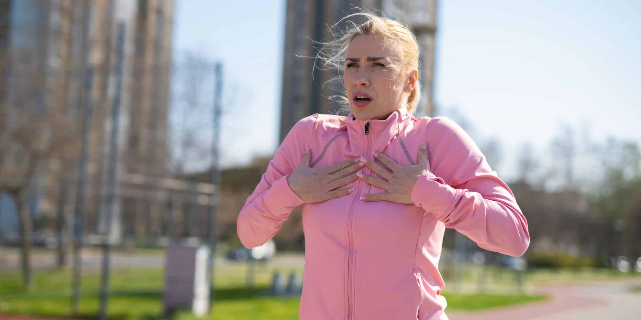 woman with anxiety and stress out for a chirunning session to relieve her anxiety