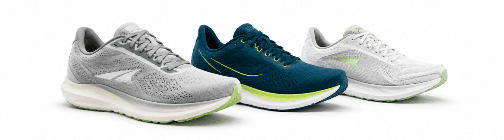 Athletic running shoes